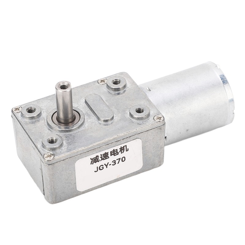 Gear Motor 4‑25kg·cm 12mm Shaft Self Locking Reversible DC 24V