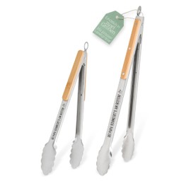 Abenteuernah Barbecue Tongs, Father's Day Gift, Dad & Grandpa Gift, BBQ Tongs, Father's Day, Men's Gifts with Your Individual Name (Dad Large)