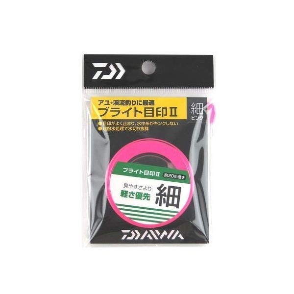 DAIWA Uki for Mountain Stream B Mejirushi 2 Hoso Pink