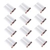 TOVINANNA Fake Eyebrow Stickers 12pcs Imitation Eyebrows Hair-like Texture Instant
