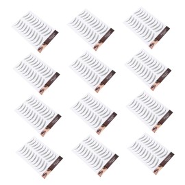 TOVINANNA Fake Eyebrow Stickers 12pcs Imitation Eyebrows Hair-like Texture Instant Full Brows Waterproof Easy Application Natural Look Women's Makeup Essential