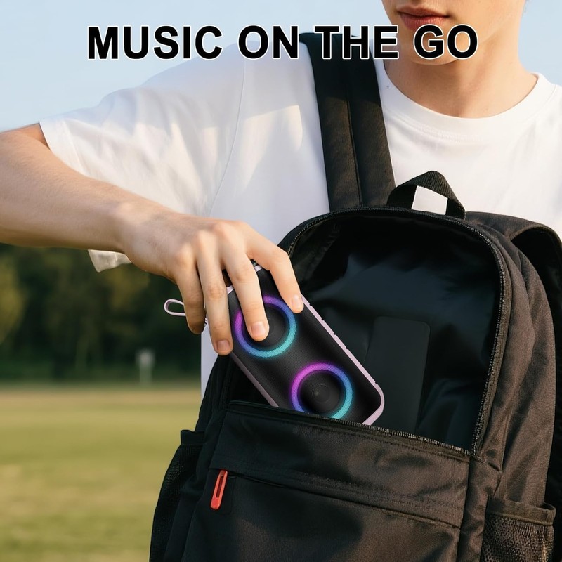 Hupoaf Bluetooth Speaker, 2026 New Portable Wireless Speaker with 6D