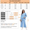 ROYLAMP Womens 2 Piece Outfits Fall Long Sleeve Button Crew