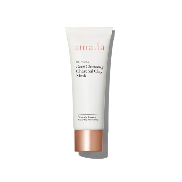 Amala Deep Cleansing Charcoal Clay Mask with Bamboo Charcoal, Moroccan