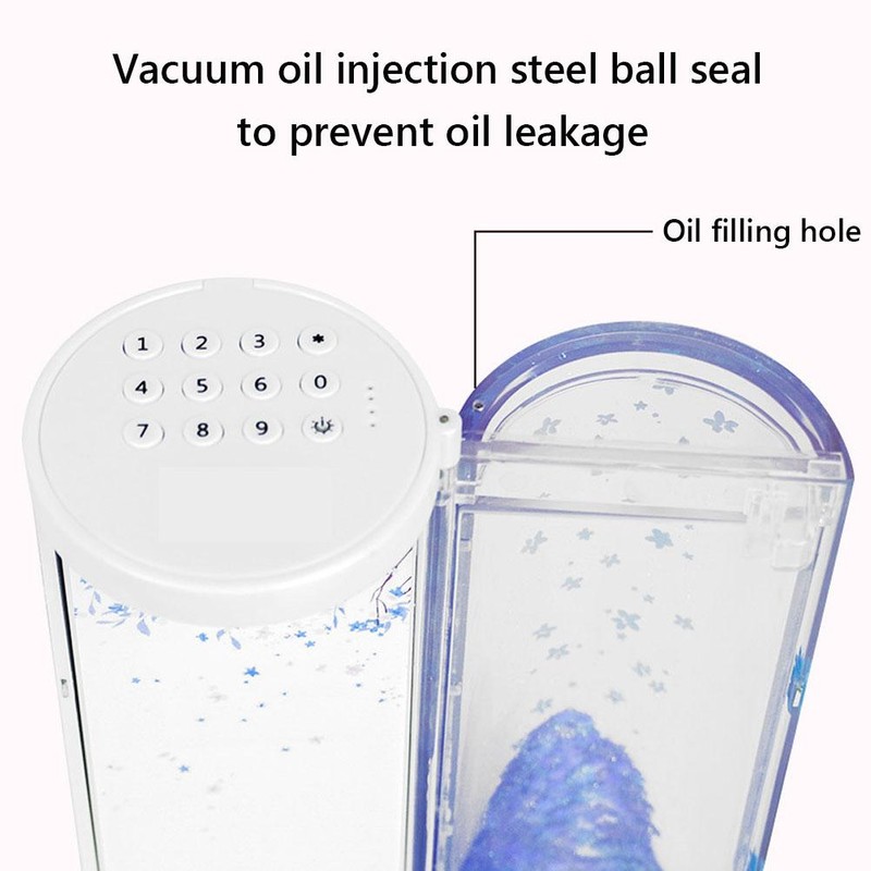 Quicksand Pencil Box Magnetic Clasp Exquisite Intelligent Password Quicksand Pencil