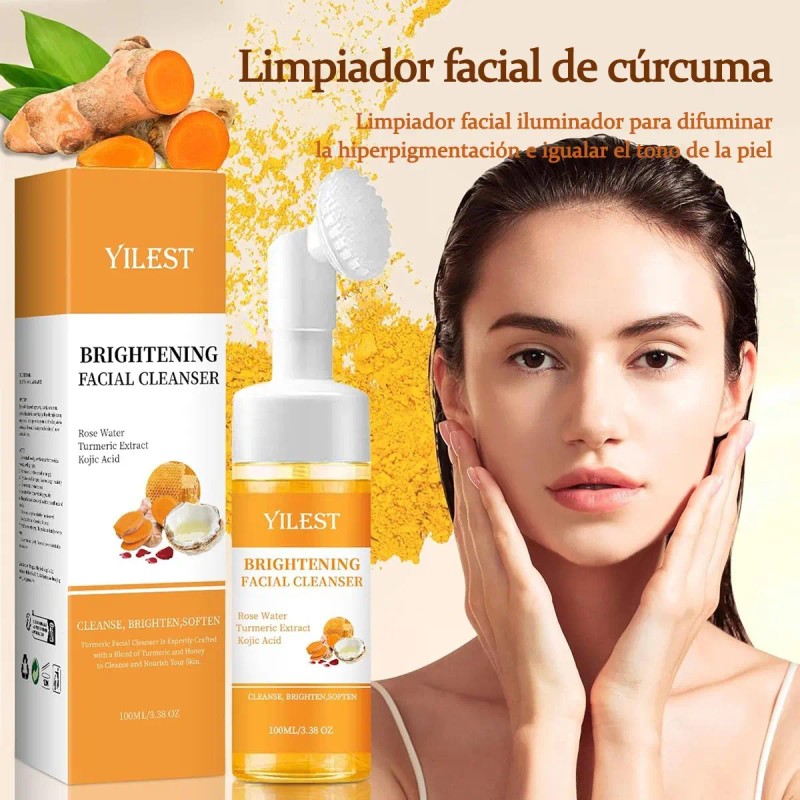 Limpiador Facial Espuma Hidra Todo Tipo Aclara Antimanchas
