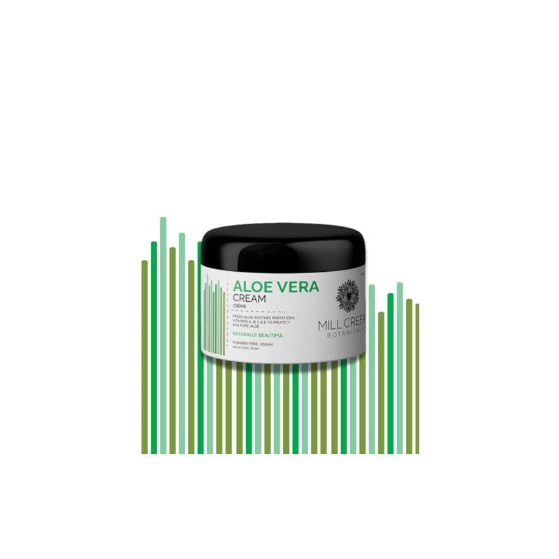 Mill Creek 80% Aloe Vera Cream, 4 oz by Mill