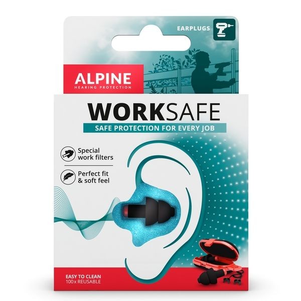 Alpine Work Safe Earplugs 1 pair