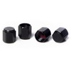 Circuit Performance VC5 Series Black Aluminum Valve Stem Caps (Set