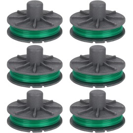 Eyoloty Grass trimmer thread spool 5309-20 suitable for Gardena turbo trimmer PowerCut Plus 650/30 (item no. 9811/9811-20), replacement thread spool 4.3 m, length diameter 2 mm (6 pieces)