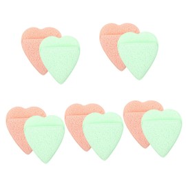 Ipetboom 5sets Face Round Sponges for Cleansing Reusable Makeup Sponges Face Exfoliating Pads 2pcs*5
