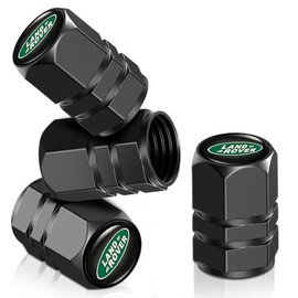 4Pcs Car Tire Valve Stem Caps, Tires Air Caps Cover Corrosion Resistant Tire Valve Cap Accessory for Cars, SUVs, Trucks, RVs and Other Motorized Vehicles LH_Black