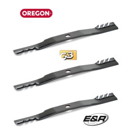 For Kubota Gator G3 Blades for Kubota RC72 Deck on B2150D F2560 F3060 72" Cut, 96-372(3)