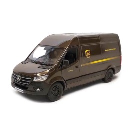 georglasko_8 UPS Edition Delivery Van Toy Kids Children Fun Pullback Realistic Courier Toys