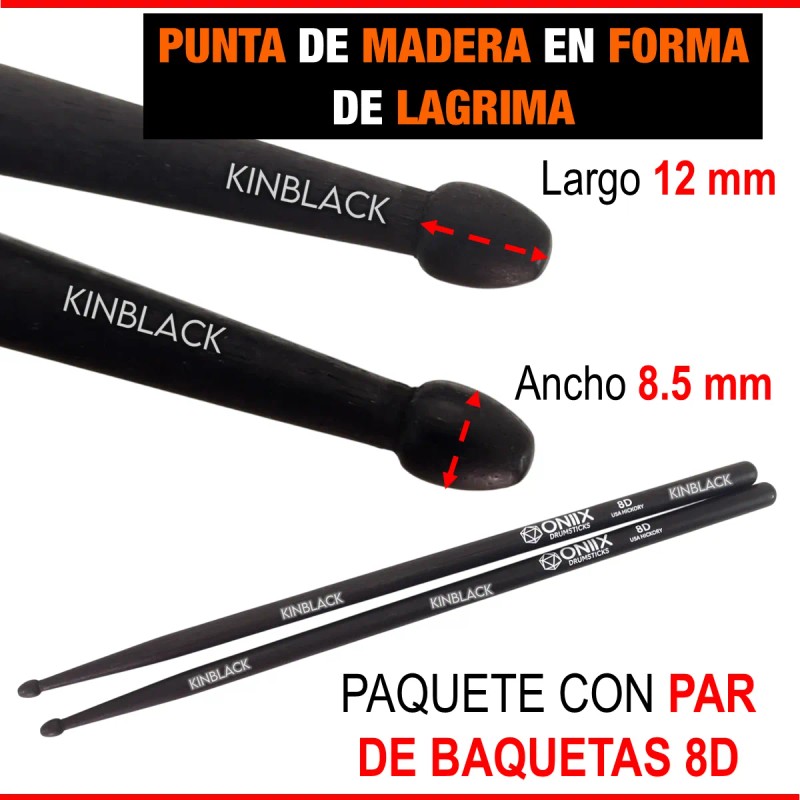 Baquetas Para Bateria Oniix By Vic Firth Medidas 5a 7a