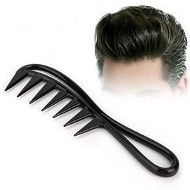 DUAIU Juego De 3 Peines Para Peinar El Cabello Para Hombres Con Accesorios De Peluquería 3 En 1 Con Forma De Cola De Pez Peine De Dientes Anchos...   