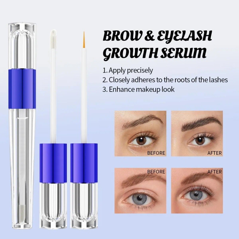 Set De Sérum Para Estimular Crecimiento De Pestañas Y Cejas