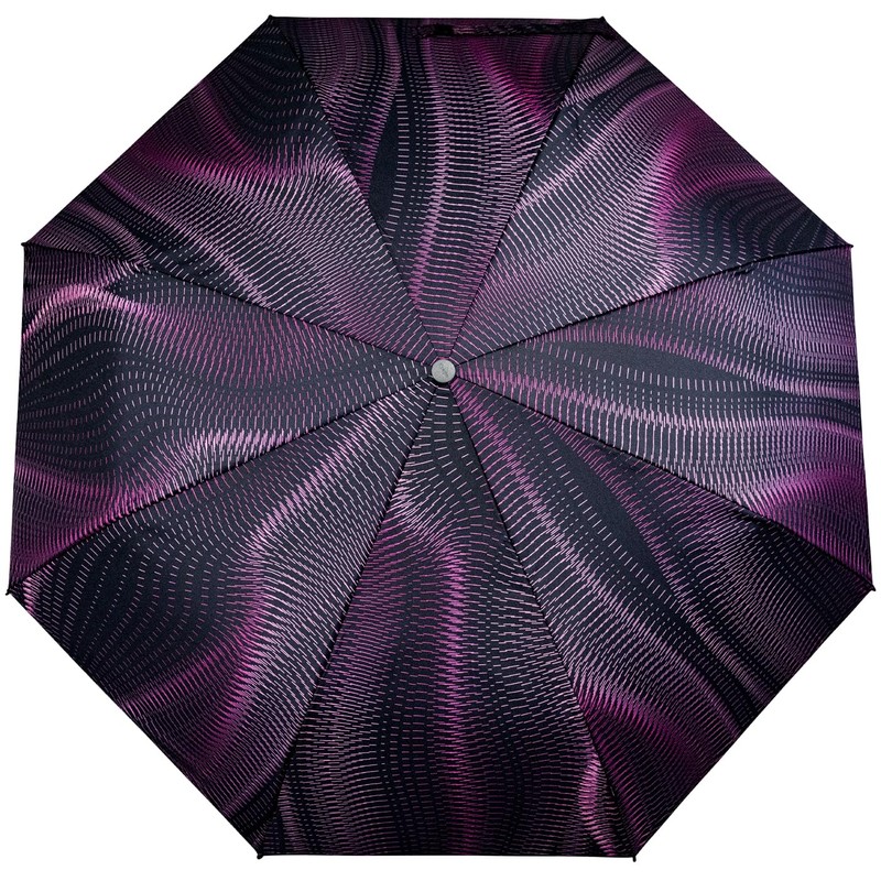 Knirps E.200 Medium Duomatic Pocket Umbrella, Sound Sunset, Filigree striped