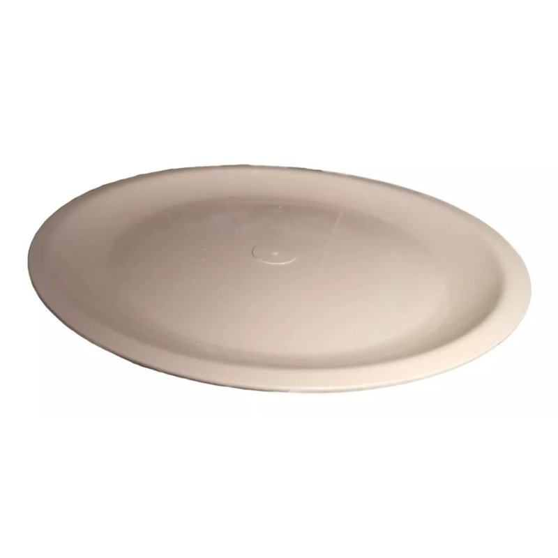 Boris 70 Platos Taqueros Redondos Plástico 400ml Vajilla Económico