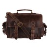 Leather Messenger Bag for Camera, Camera Bag for DSLR Cameras,