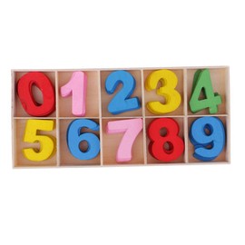 Wooden Number of Blocks Set for Kids Learning