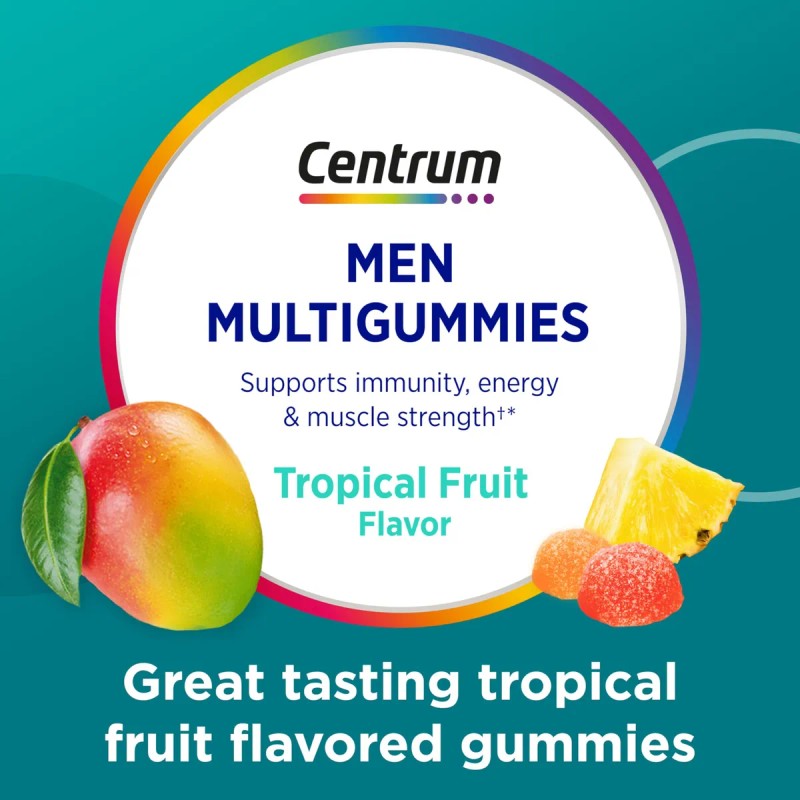 Centrum Gominolas Multivitamínicas Hombre 100 Unidades