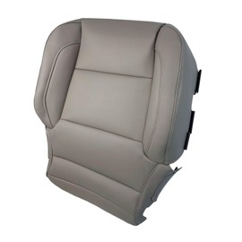 AUTOKAY Driver Bottom Leather Seat Cover Gray for GMC Sierra for Chevy Silverado SLT SLE Z71 2014-2019
