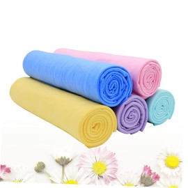 SUPVOX Deerskin Towel Set Absorbent Car Wash Bath PVC Soft Extendable 43x32cm Random Color