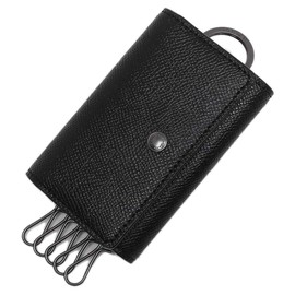 Coach Key Case Outlet Men's Women's F73992 QBBK Black [Parallel Import]