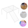 Totority 1set Chicken Platform with Climbing Ladder Mesh Shelf for