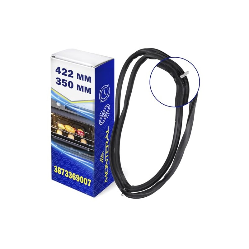 Oven Seal Rubber 422 x 350 mm with 4 Hooks