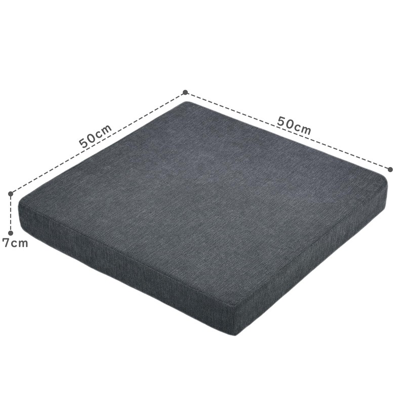 Baibu Home Low-Resilience + High-Resilience Cushion, Thick 2.75 inches (7
