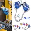 AULESSE 1 Pair Left Right Universal Motorcycle Scooter Chrome Skull