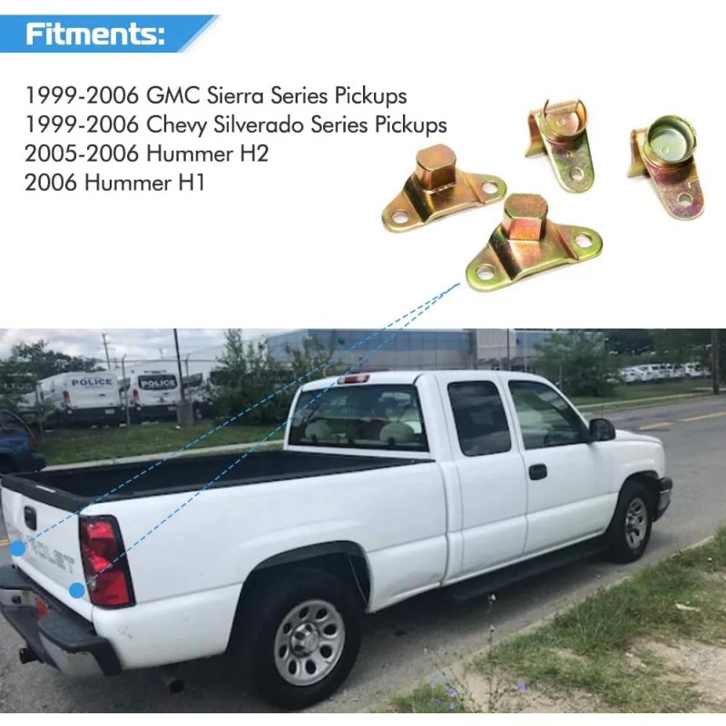 Kit De Bisagras Para Portón Trasero Para Chevy Silverado Gmc