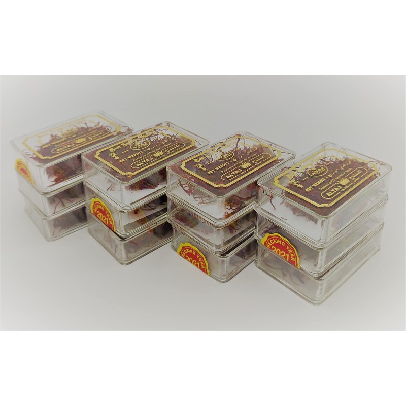 Coupe Quality Saffron strands 12 pack of 1g