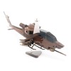 AH1 Cobra Helicopter Wood Model