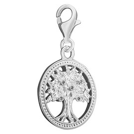 Thomas Sabo Women Charm Pendant Tree of Life Charm Club 925 Sterling Silver 1303-051-14