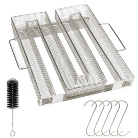 Cold smoke generator made of stainless steel for cold smoking, food and meat smoker, grill, BBQ premium smoker accessories, professional product for smoking