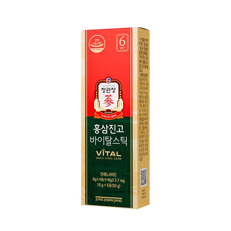 CheongKwanJang 정관장 홍삼진고 바이탈스틱 10g 30포 Korean Red Ginseng Extract