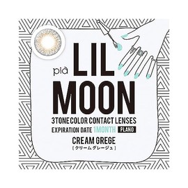 リルムーン ワンマンス (LILMOON 1MONTH) LILMOON 1MONTH クリームグレージュ (度なし) 0.00 クリームグレージュ ±0.00 1箱2枚入り商品