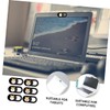 Mobestech 6pcs Webcam Cover Slide Web Cover Dog Pattern Easy