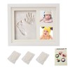 Discoball Baby Handprint Kit and Footprint Picture Frame Clay Kit,