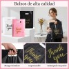 100pzs Bolsas Boutique Plástico Regalo 30x40cm Con Manija