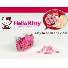 Kitty Cat Paper Clips 90EA Set with Adorable Plastic Case - Stylish Office Supplies, Perfect for Organizing Documents, School Projects, Gifts for Kids & Adults, Easy to Use, Sturdy & Durable Design