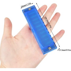 OctBird 2 Pcs Harmonica 10 Hole 20 Tunes Diatonic Harmonica with Storage Bag Suitable for Beginners Homophonic Harmonica, Children’s Gifts, Students Wind Instruments