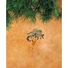 C&F Home Palm Tree with Christmas Lights Beach Coastal Christmas