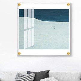 Sign Advertising Nail, Stainless Steel Sign Standoff Screws 16 Pcs, Suitable for Standoff Fixings for Glass Posters, Picture Frames and Mirrors (25mm x 12mm) (White)