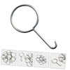 LIFKOME 10pcs Stainless Steel Drain Key Lifting Hooks Ergonomic Shower