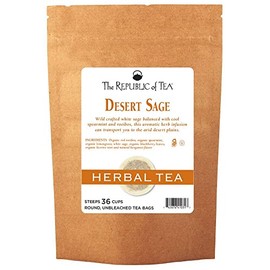 The Republic of Tea - Desert Sage Herbal Tea, 36 Tea Bag Refill