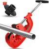 Heavy Duty 1-3" Pipe Cutter Tool with an Extra Blade,